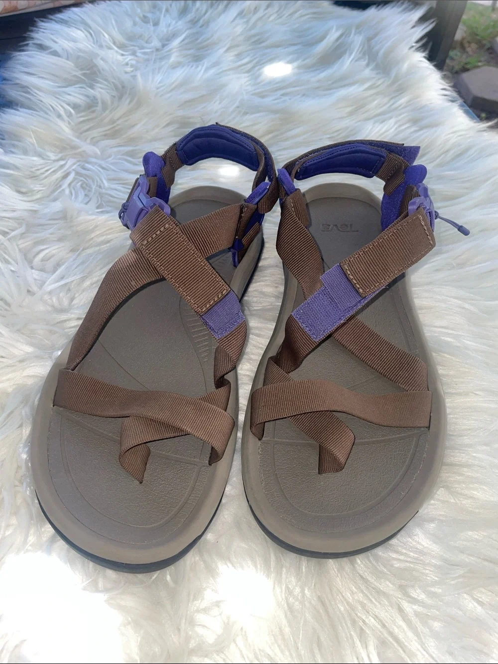 Teva Men’s Hurricane Terra Dactyl Rum Raisin All Day Wear Sandals